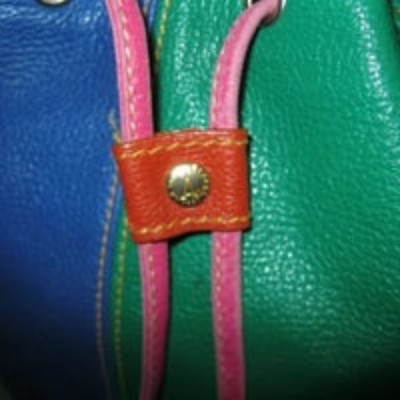 ❤️LA TOUR EIFFEL RED BLUE GREEN DRAWSTRING BUCKET BACKPACK BAG PURSE main image 5